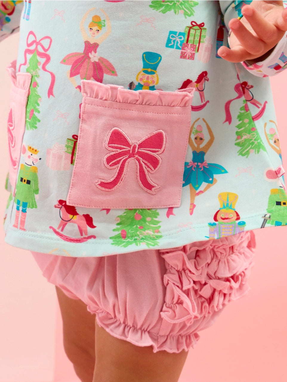 Baby Girl Tunic and Bloomer Set - Nutcracker