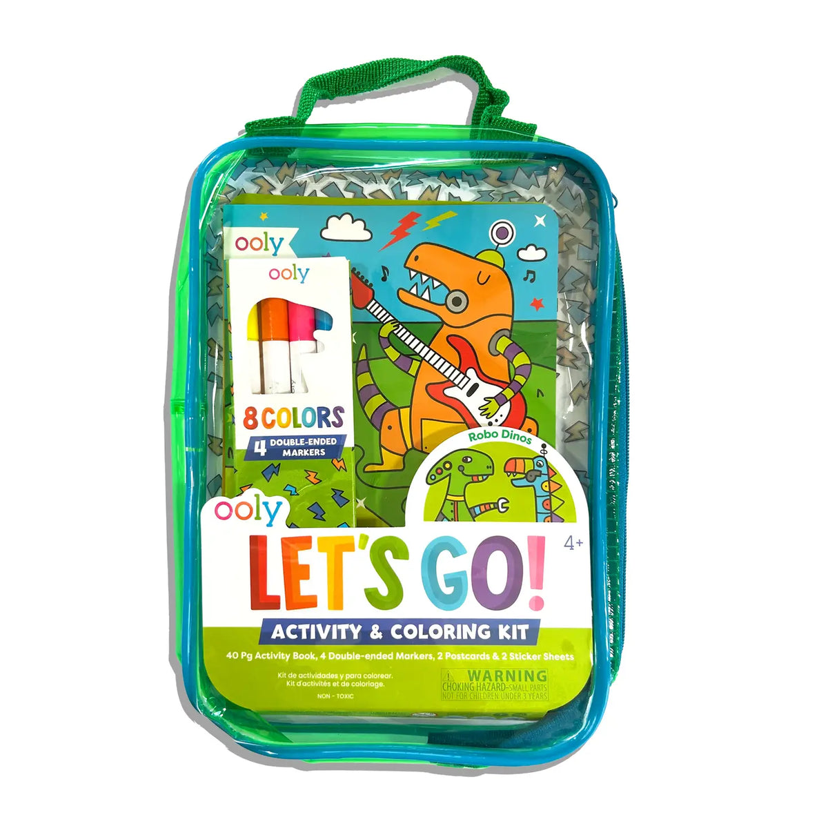 Activity and Coloring Kit - Dino
