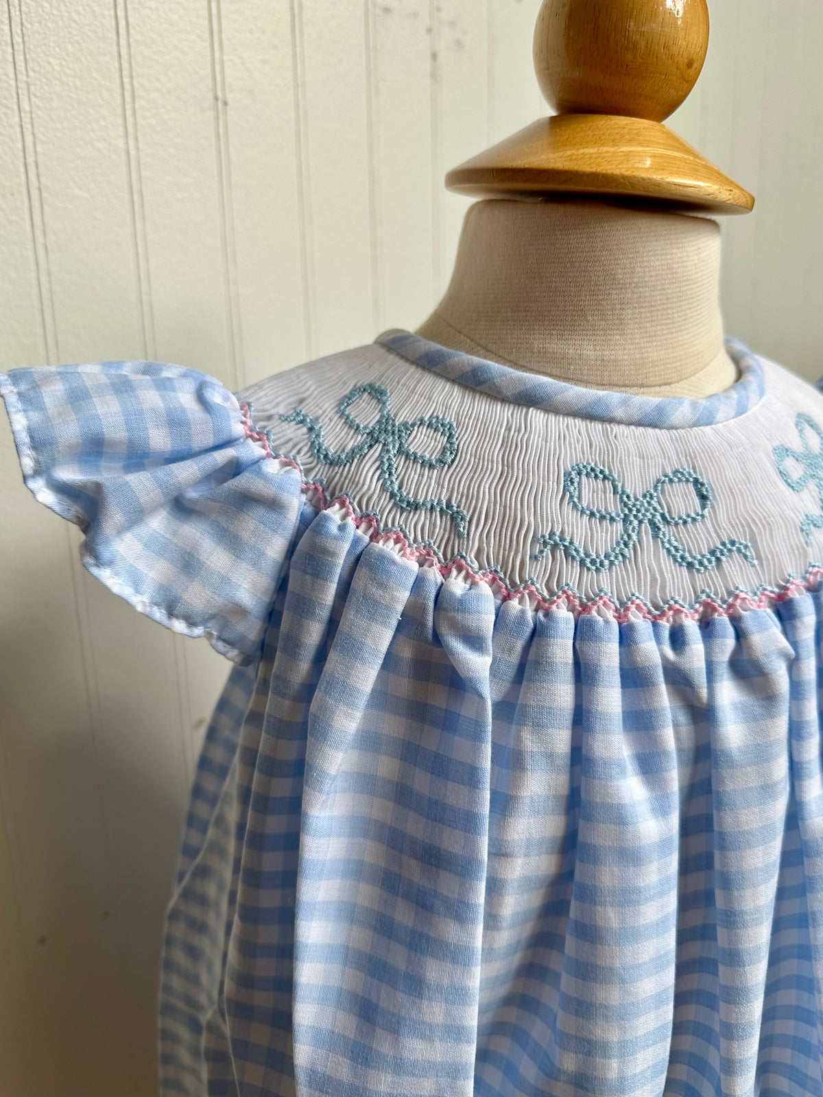 Edith Smocked Dress - Bows