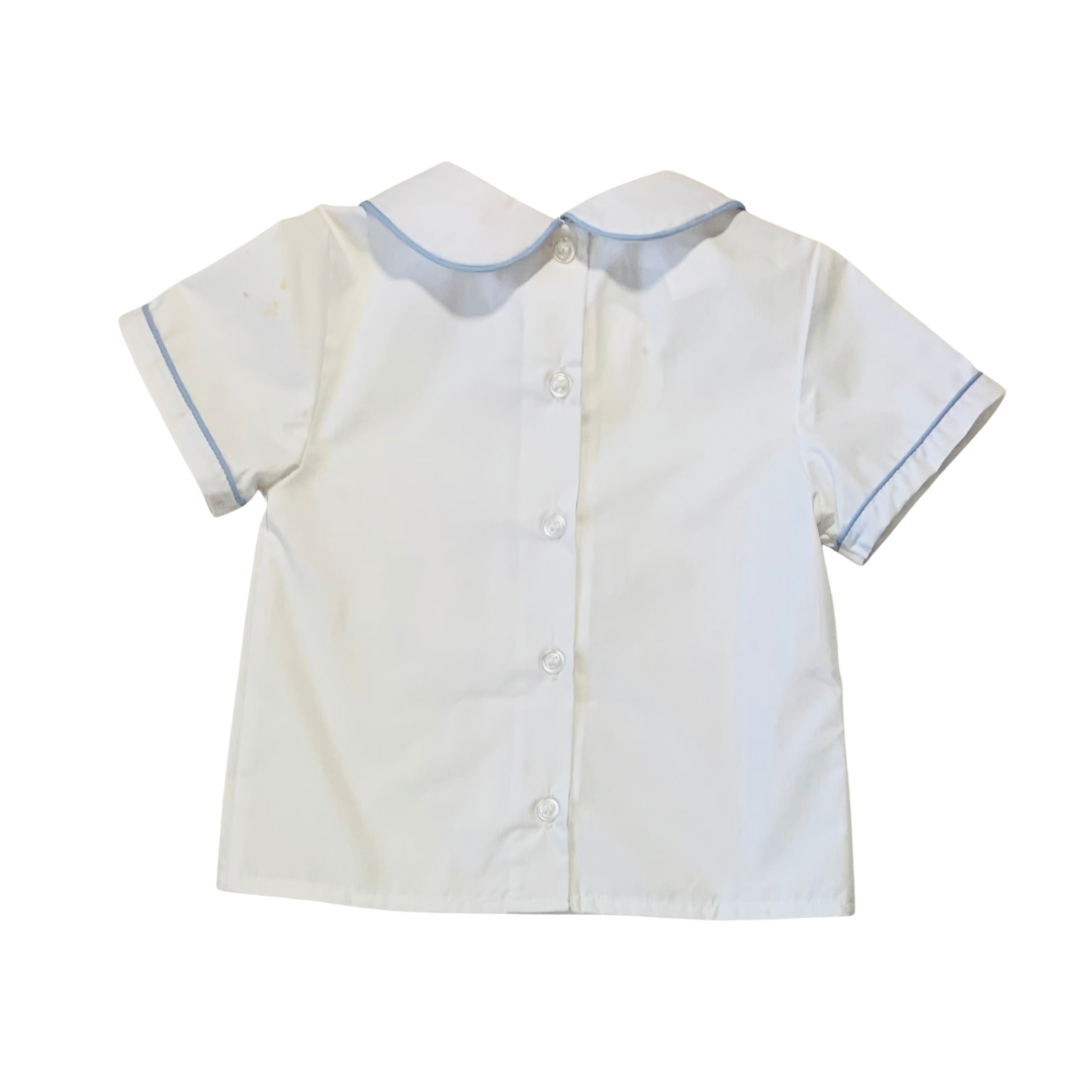 Collar Top with Short Set - Anchors