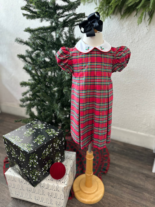 Charlotte Dress - Holiday Plaid