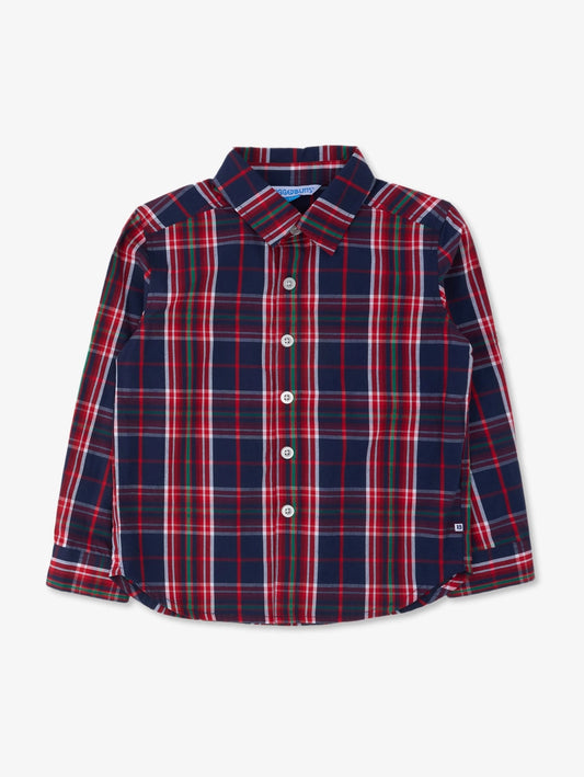 Boys Plaid Button Down - Nicholas