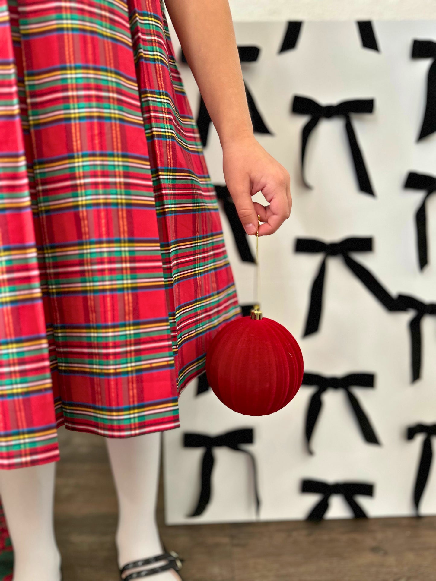 Charlotte Dress - Holiday Plaid