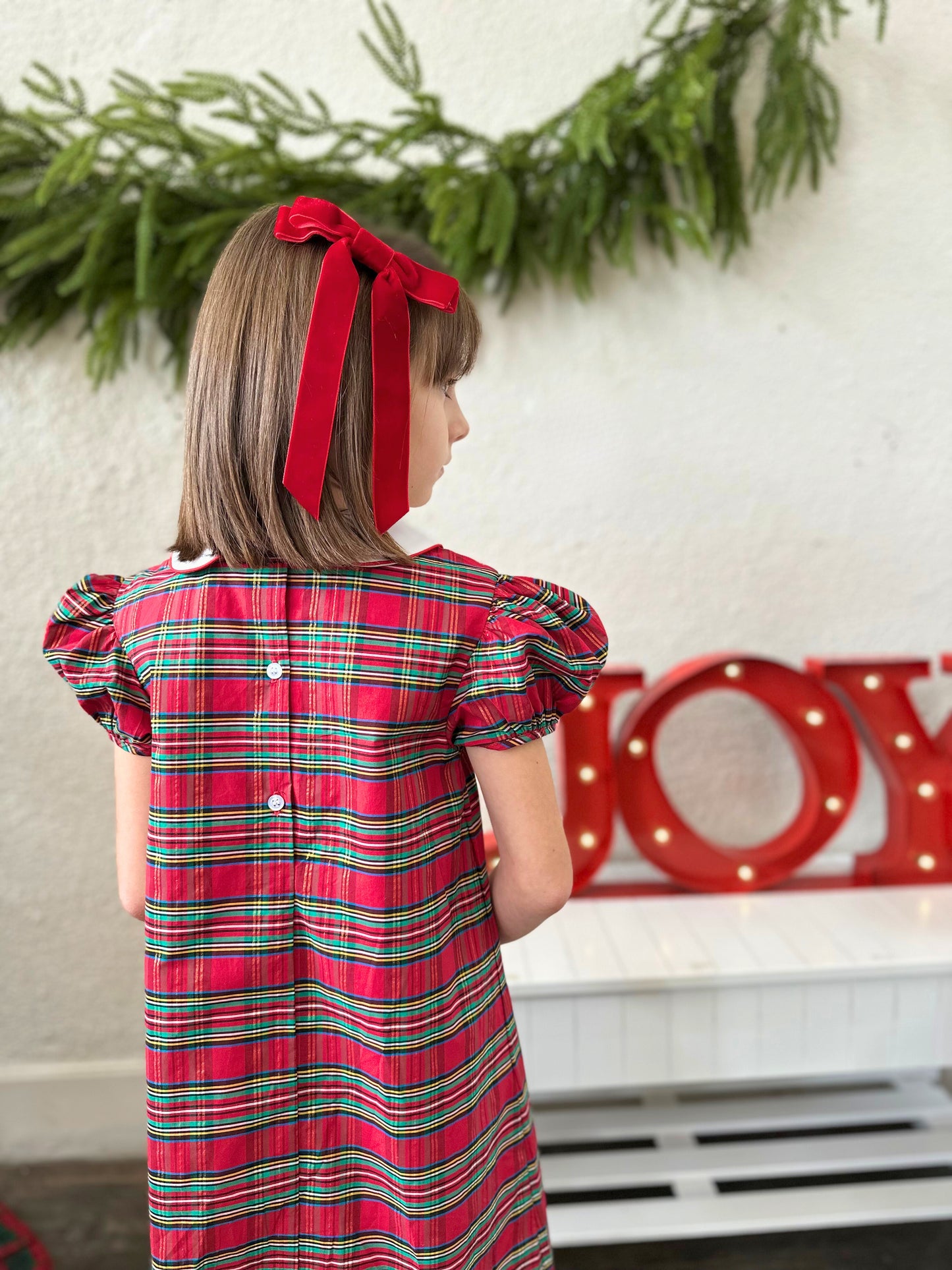 Charlotte Dress - Holiday Plaid