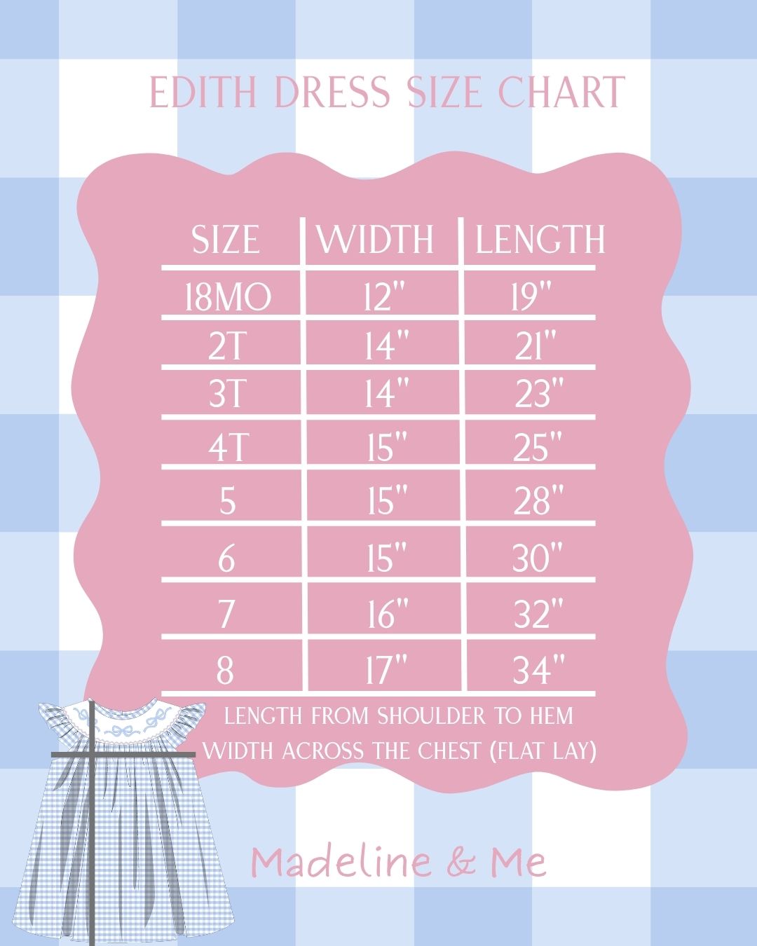Edith Smocked Dress - Bows