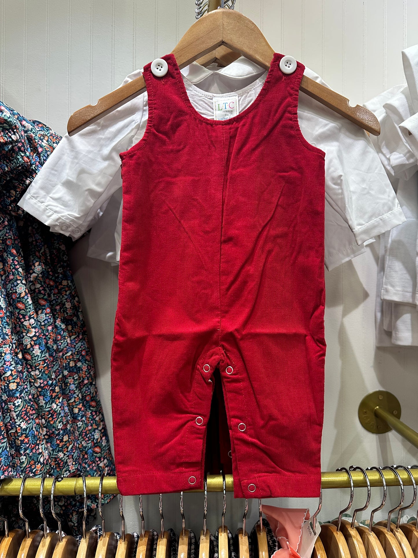 Corduroy Longall - Red