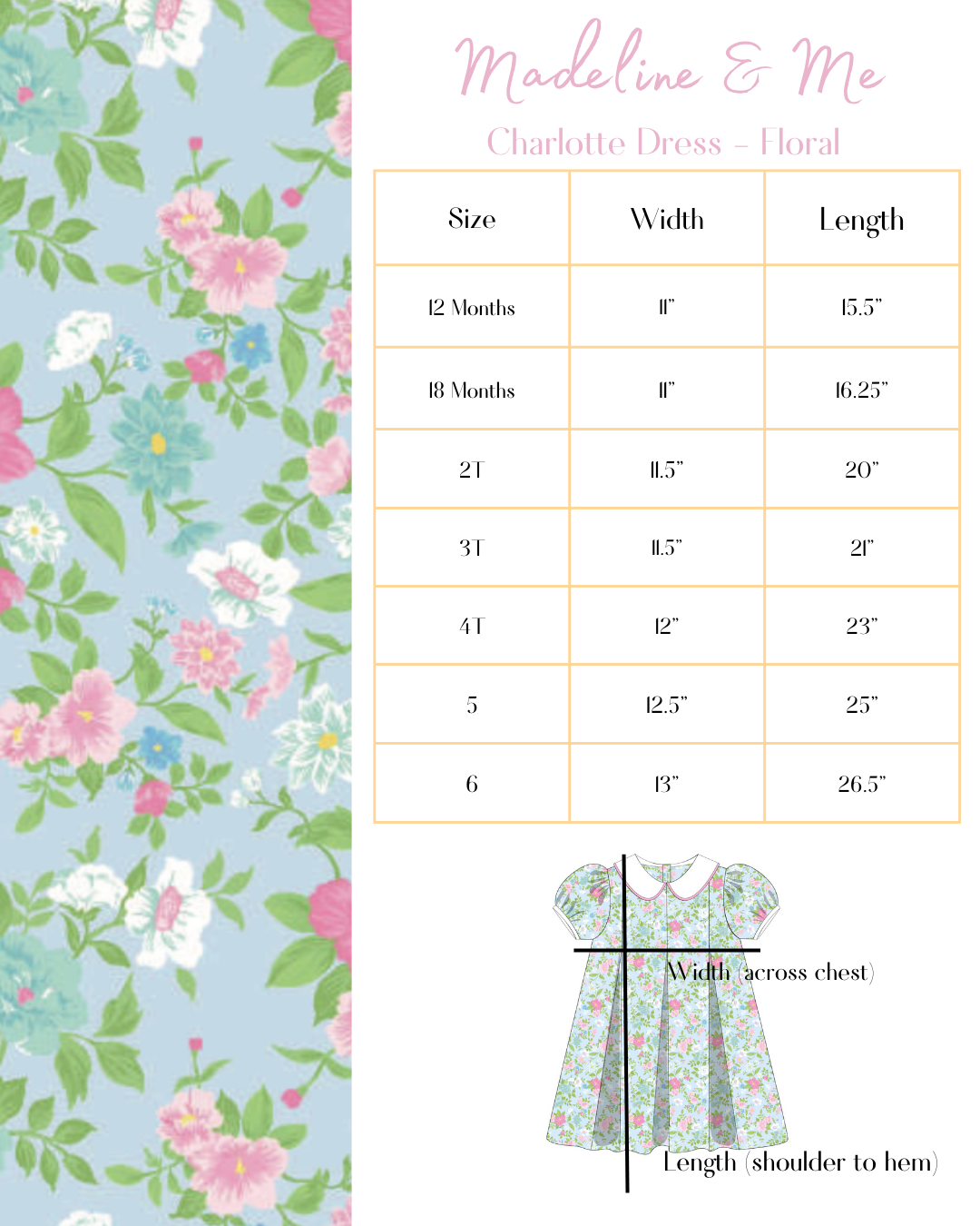 Charlotte Dress - Floral