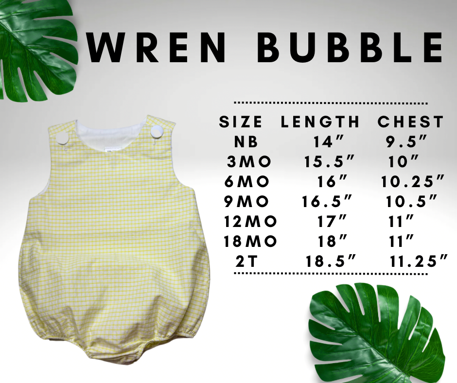 Wren Bubble - Seersucker