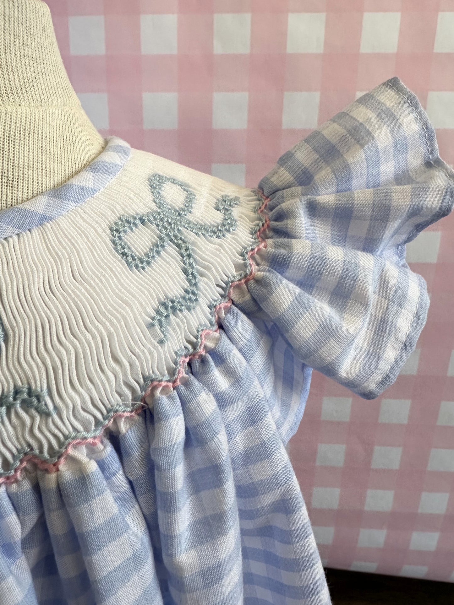 Edith Smocked Dress - Bows