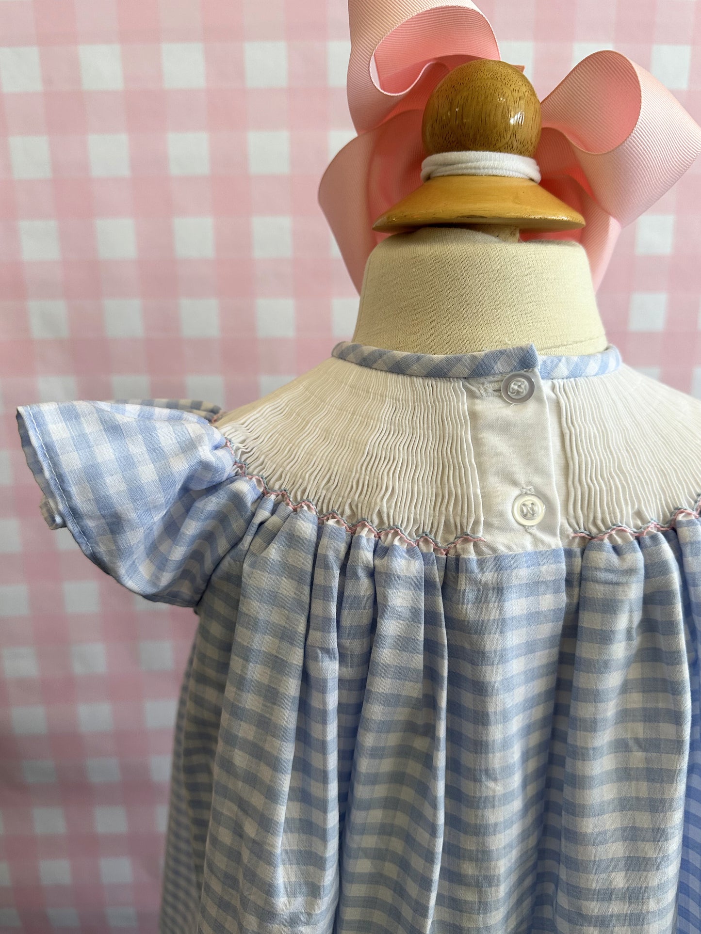 Edith Smocked Dress - Bows