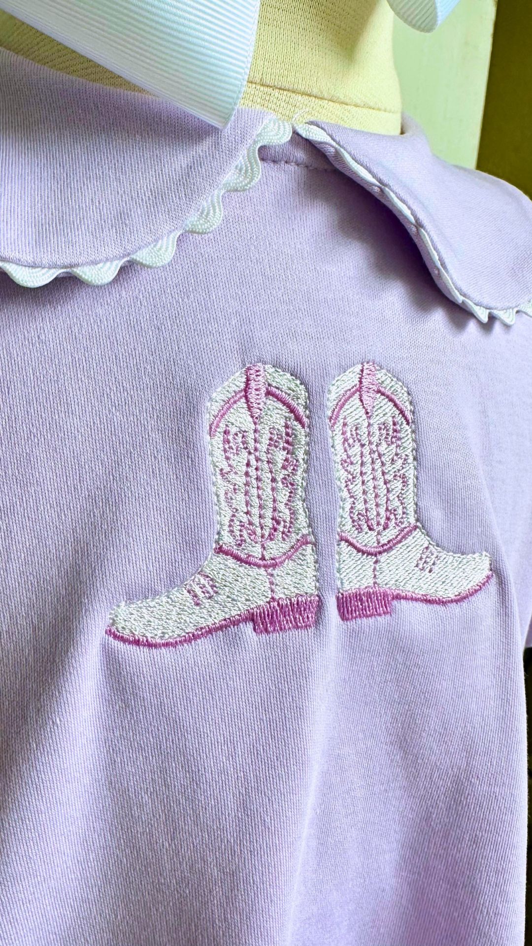 Knit Dress - Lilac Boots