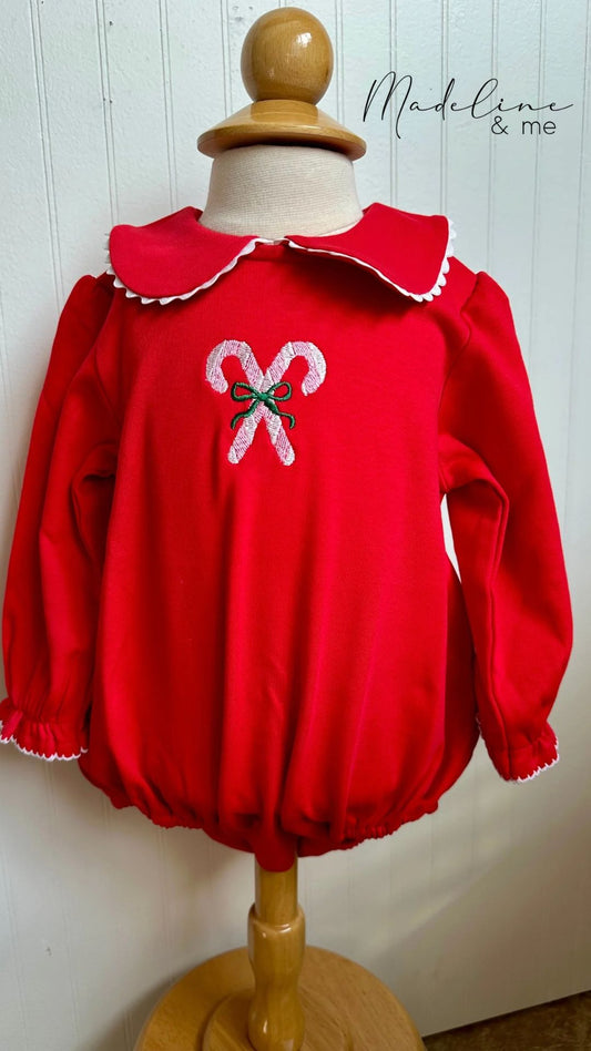 Knit Bubble - Red Candy Cane