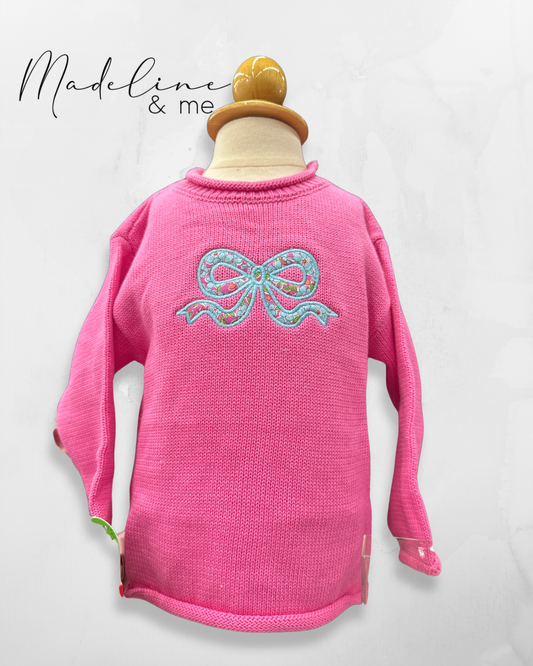 Embroidered Sweater - Liberty Bow