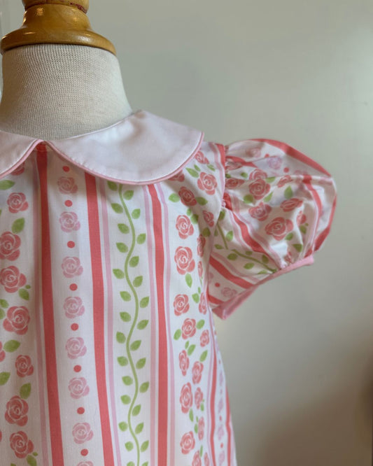 Charlotte Dress - Scalloped Floral