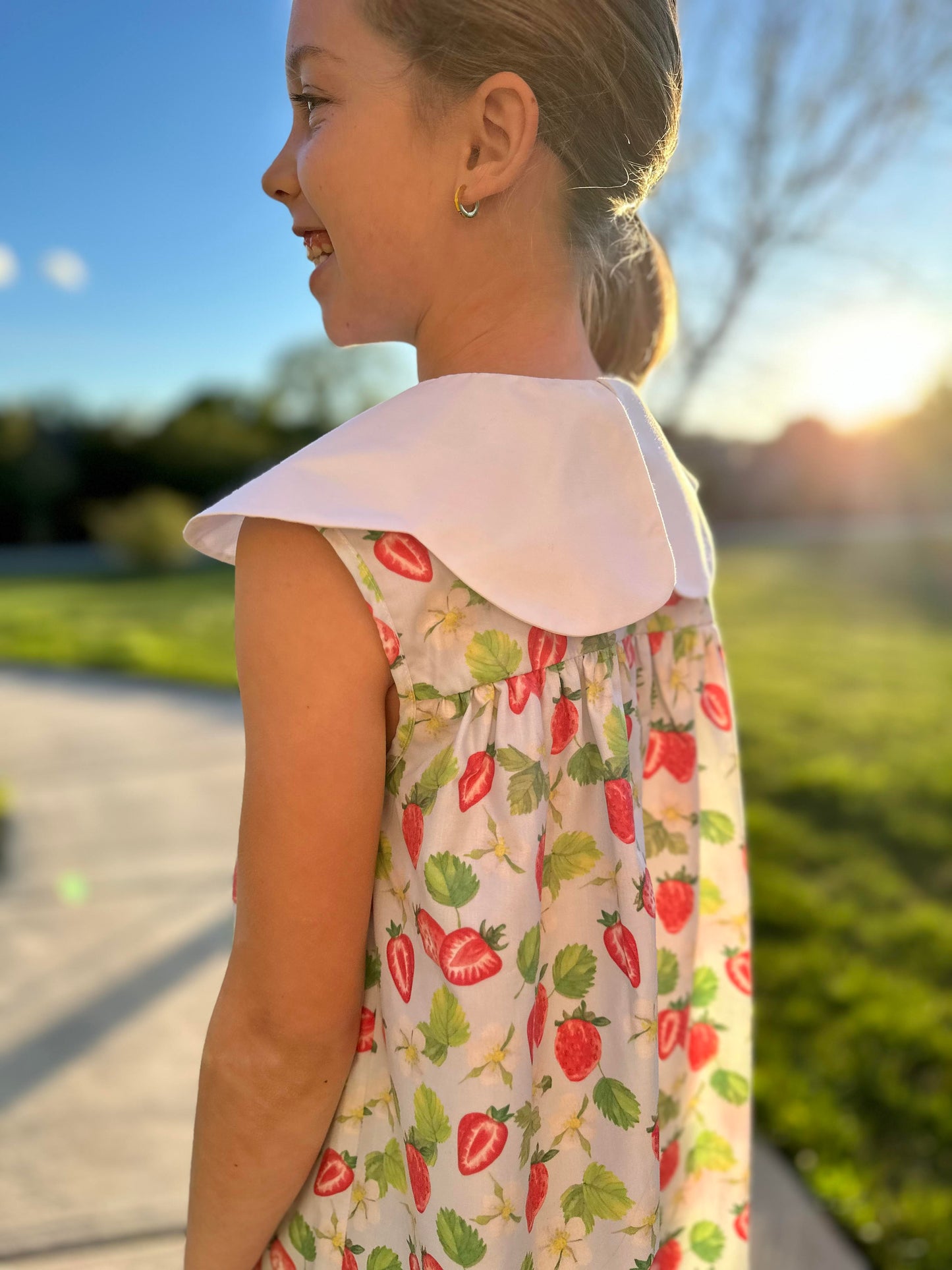 Daphne Dress - Strawberry