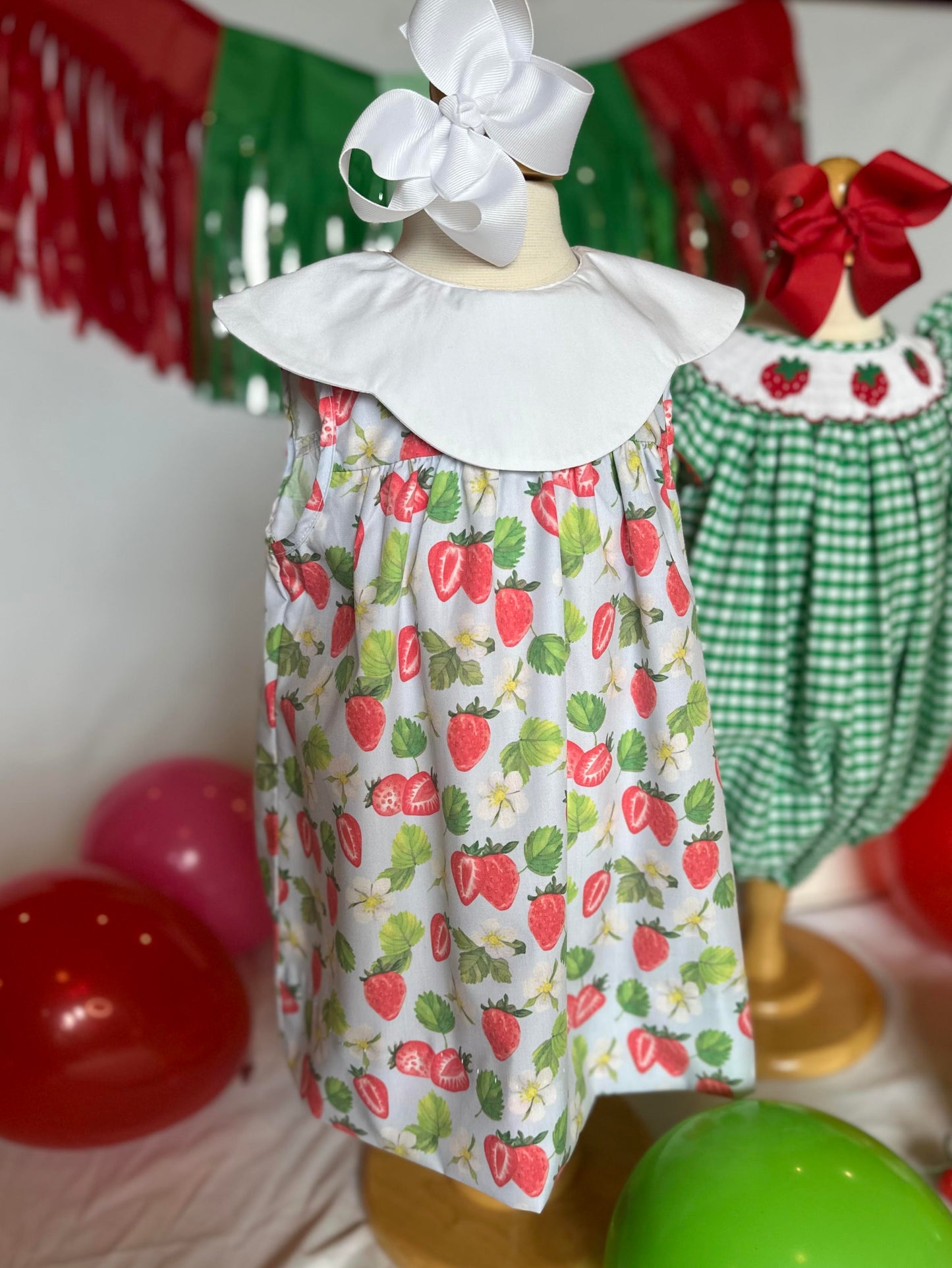 Daphne Dress - Strawberry