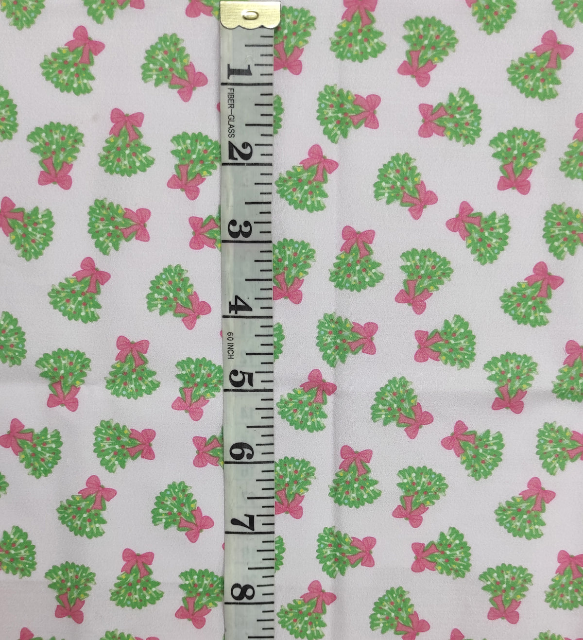 Carol Christmas Dress - Pink Trees